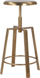 Lang Iron Adjustable Bar / Counter Stool — 936-C - Gold - 936Gold alternate view 3