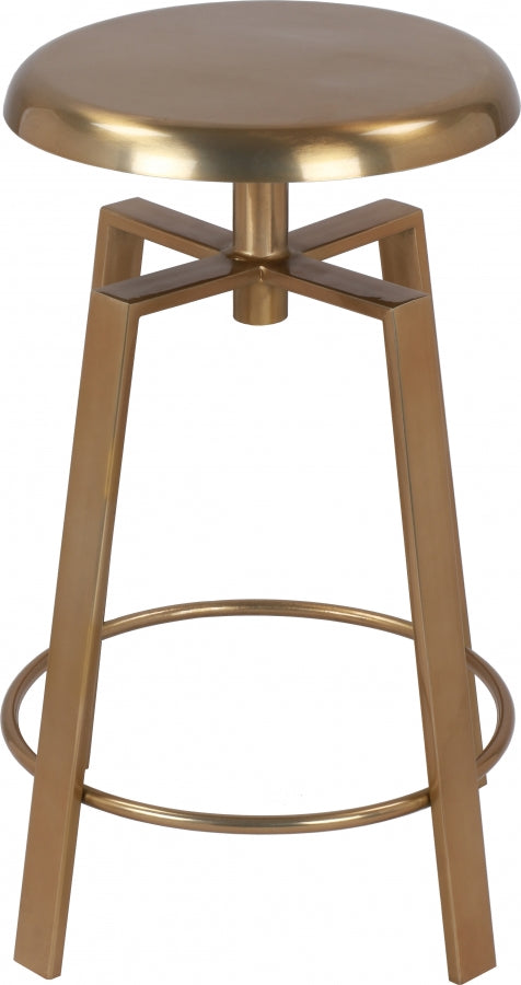 Lang Iron Adjustable Bar / Counter Stool — 936-C - Gold - 936Gold alternate view 4