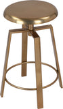 Lang Iron Adjustable Bar / Counter Stool — 936-C - Gold - 936Gold alternate view 6