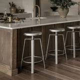 Lang Iron Adjustable Bar / Counter Stool — 936-C - Silver - 936Silver alternate view 1
