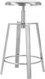 Lang Iron Adjustable Bar / Counter Stool — 936-C - Silver - 936Silver alternate view 2