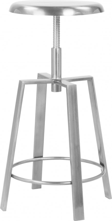 Lang Iron Adjustable Bar / Counter Stool — 936-C - Silver - 936Silver alternate view 3