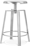 Lang Iron Adjustable Bar / Counter Stool — 936-C - Silver - 936Silver