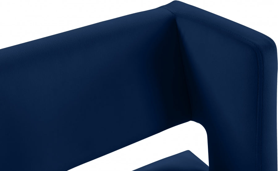 Caleb Velvet Upholstered Counter Stool — 969-C - Blue - 969Navy-C alternate view 5