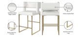 Caleb Vegan Leather Upholstered Counter Stool — 969-C-Leather - White - 969White-C Infographic