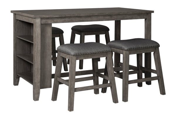 Caitbrook Gray Counter Height Set