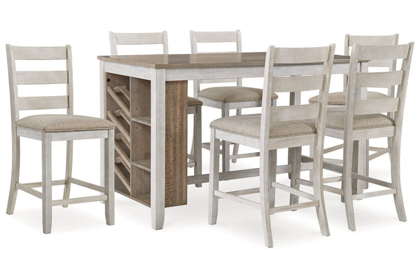 Skempton White/Light Brown Counter Height Set