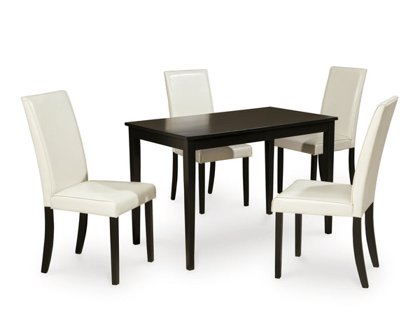 Kimonte Dark Brown/Ivory Dining Room Set
