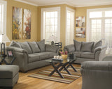 Darcy Cobblestone Living Room Set