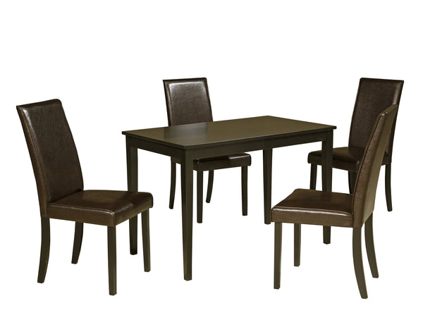 Kimonte Dark Brown Dining Room Set