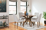 Lyncott Gray/Brown Dining Room Set