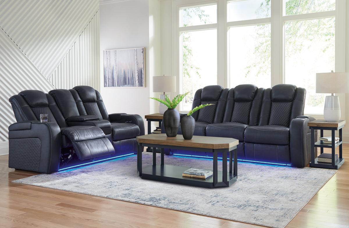 Fyne-Dyme Sapphire Power Reclining Living Room Set