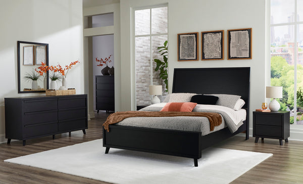 Danziar Black Framed Platform Bedroom Set