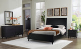 Danziar Black Framed Platform Bedroom Set