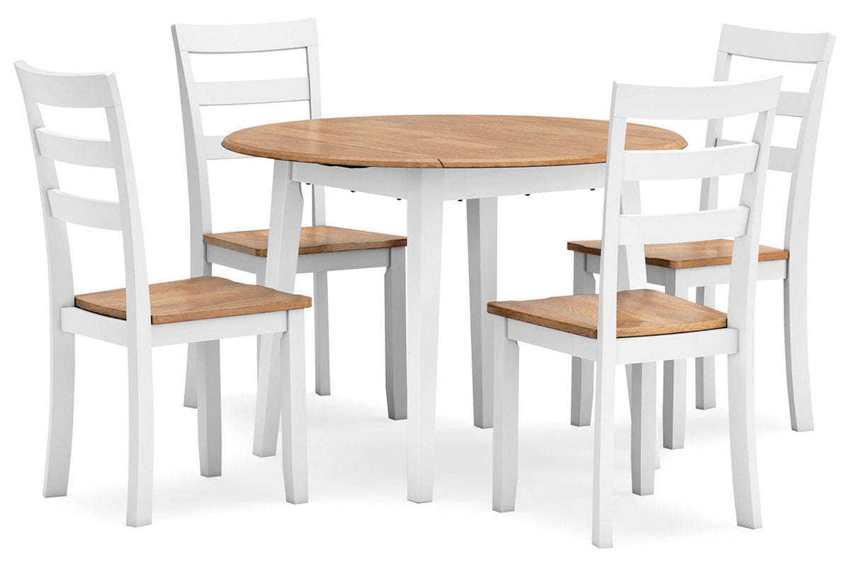 Gesthaven Natural/White Dining Room Set
