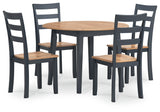 Gesthaven Natural/Blue Dining Room Set
