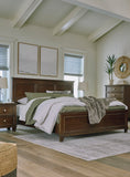 Danabrin Brown Panel Bedroom Set