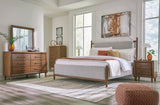 Lyncott Brown Upholstered Panel Bedroom Set