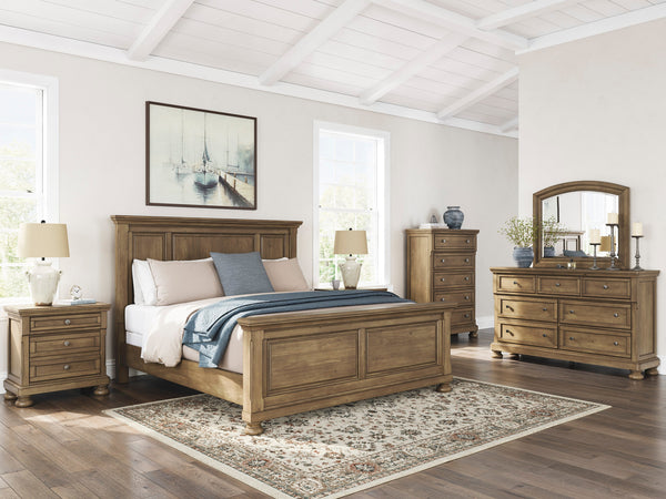 Feddinger Medium Brown Panel Bedroom Set