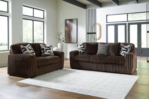Midnight-Madness Chocolate Living Room Set