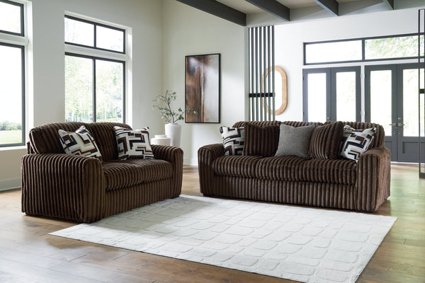 Midnight-Madness Chocolate Living Room Set
