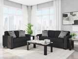 Jasmine Peaks Coal Living Room Set