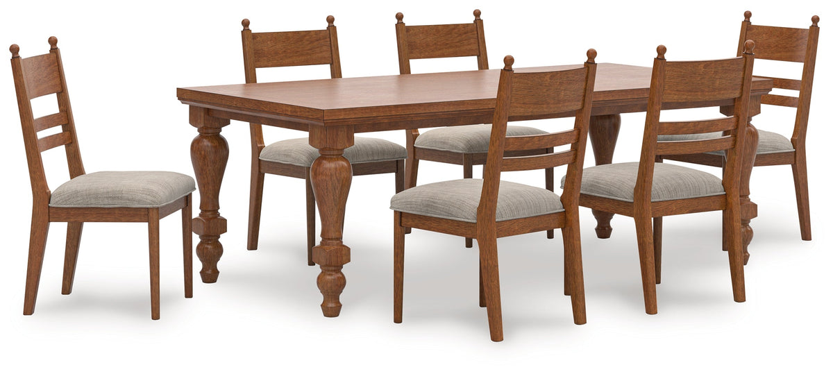 Greddinton Brown Dining Room Set