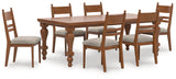 Greddinton Brown Dining Room Set