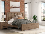 Oliandon Light Brown Panel Bedroom Set