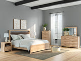 Kinlanni Tan Upholstered Panel Bedroom Set