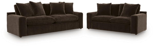 Maxton Heights Bittersweet Living Room Set