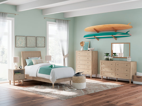 Cielden Tan Youth Platform Bedroom Set