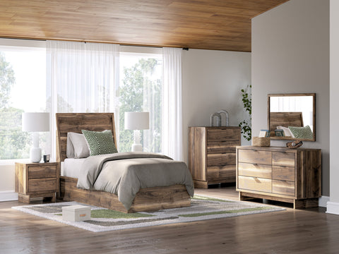 Chirason Brown Youth Panel Bedroom Set