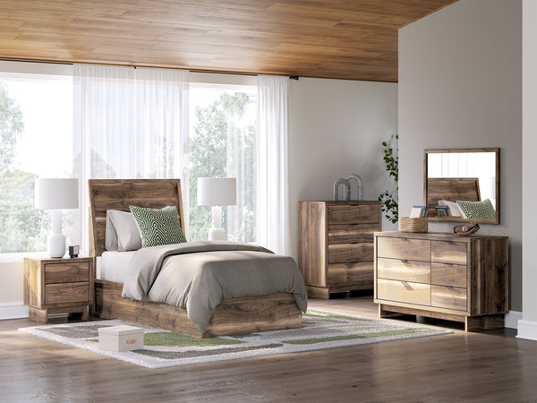Chirason Brown Youth Panel Bedroom Set