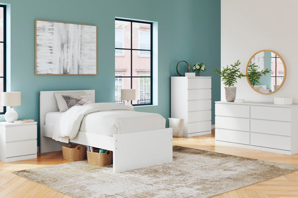 Onita White Youth Panel Platform Bedroom Set