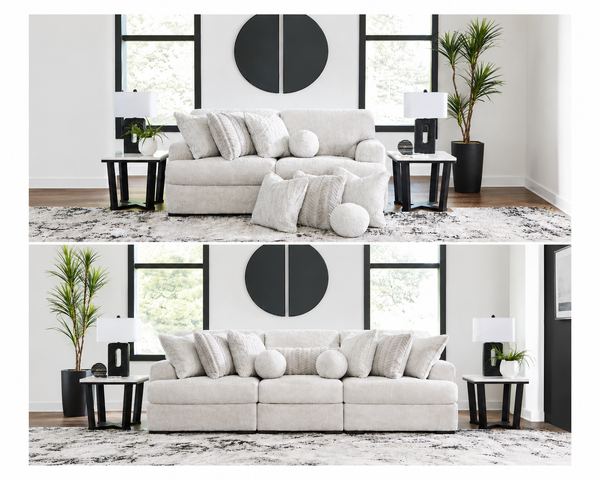Cuddle Plush Arctic Living Room Set