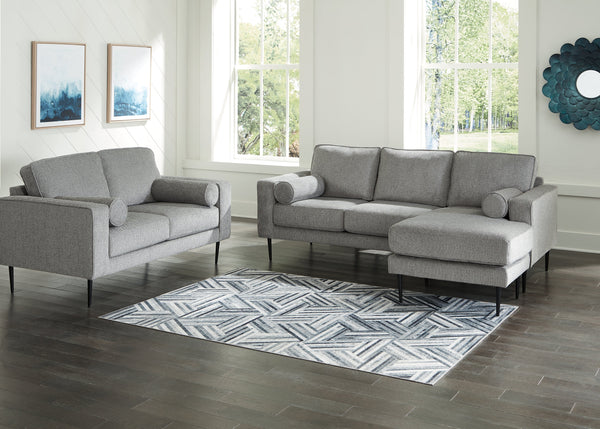 Hazela Charcoal Living Room Set