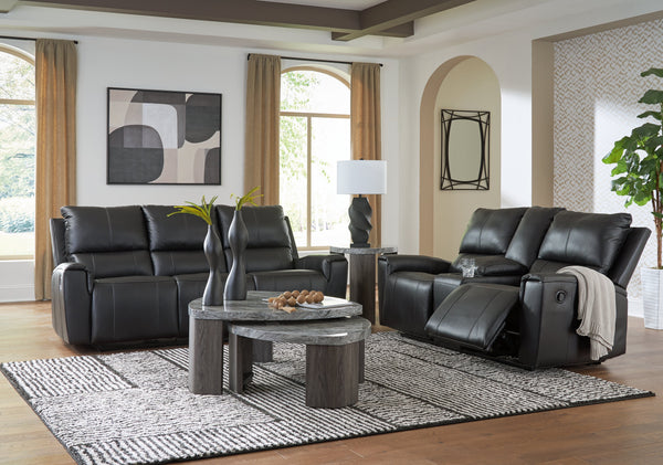 Glossmore Black Reclining Living Room Set