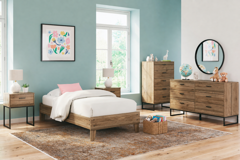 Deanlow Honey Youth Platform Bedroom Set