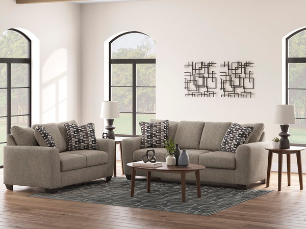Triston-Peaks Suede Living Room Set