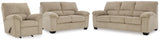 SimpleJoy Sand Living Room Set — Sand / Sofa & Loveseat & Chair