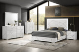 Ayla White Panel Bedroom Set by Crown Mark at Olivia Furniture