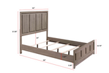 River Brown Panel Bedroom Set by Crown Mark – detail 5