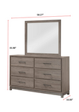River Brown Panel Bedroom Set by Crown Mark – detail 9