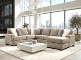 Delta Hearth Cement Reversible Sectional | Olivia Furniture