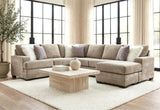 Delta Hearth Cement Reversible Sectional | Olivia Furniture