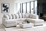 Galatic Oyster RAF Chaise Sectional | Olivia Furniture