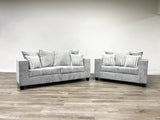 Monroe Neo Gray Sofa and Loveseat | Olivia Furniture