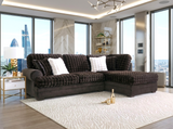 Kama Espresso Contemporary Sectional | Olivia Furniture