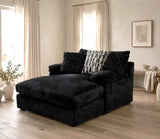 Zig Onyx Chaise Lounge | Olivia Furniture